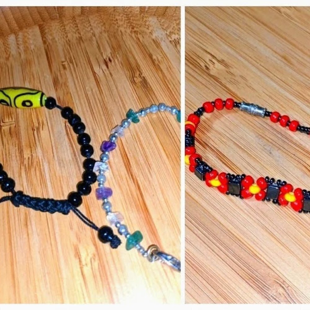 Colorful Casual Beaded Bracelets Set